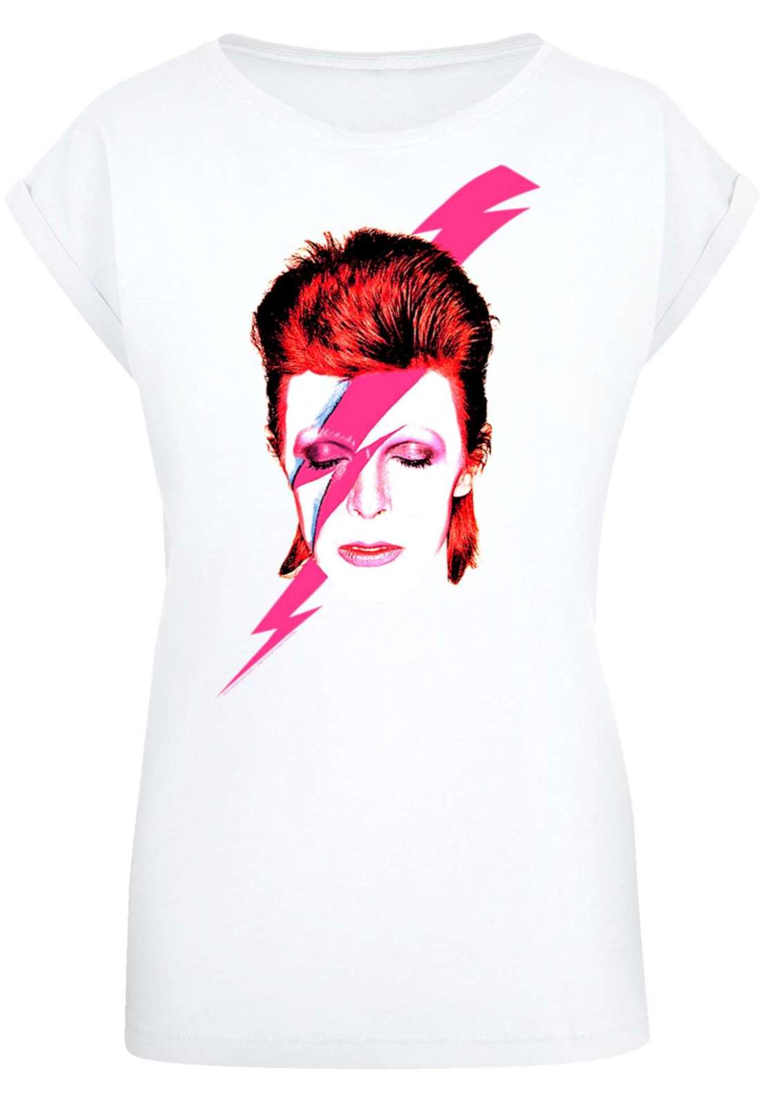 футболка David Bowie Aladdin Sane Lightning Bolt