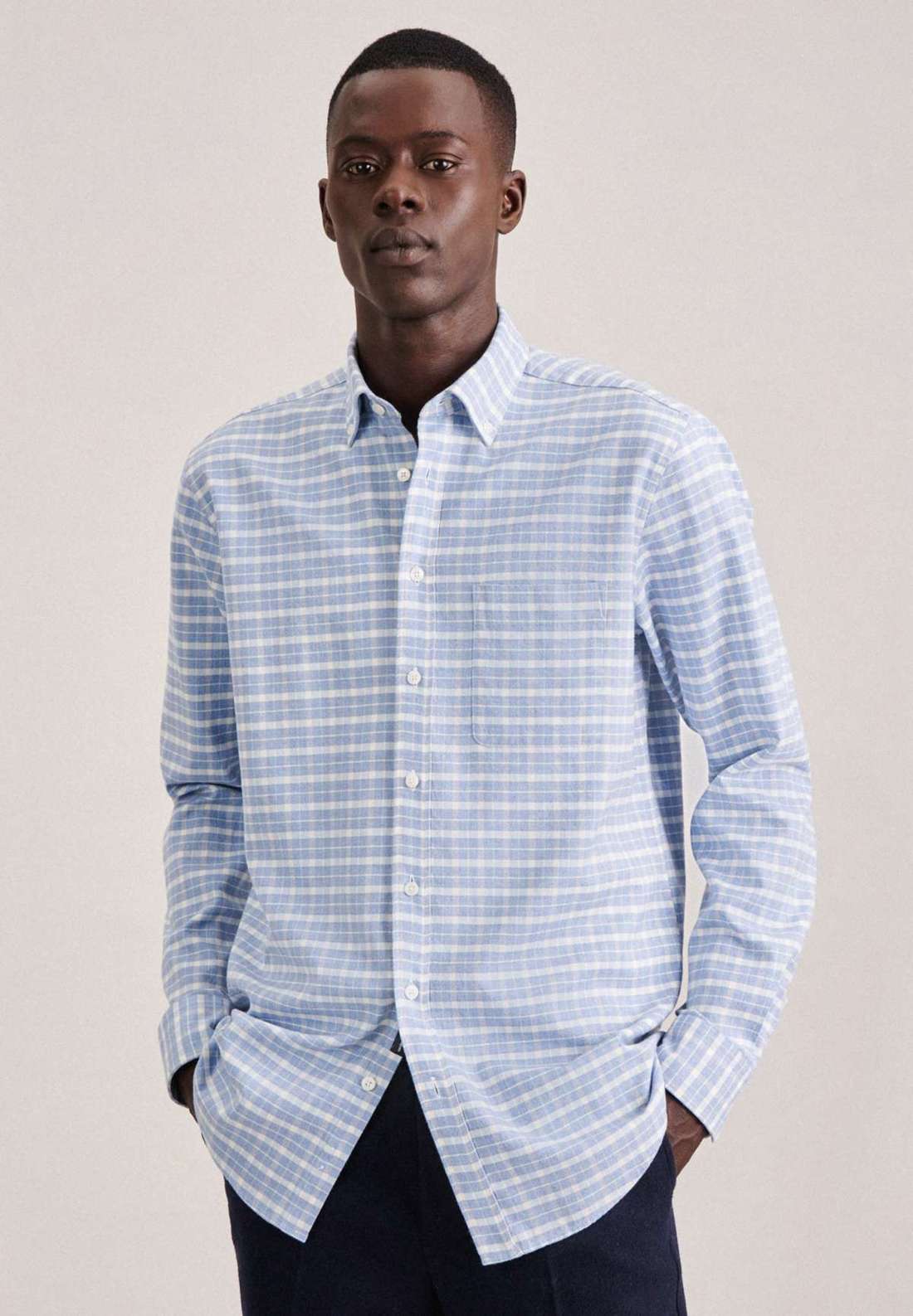 Деловая рубашка Schwarze Rose