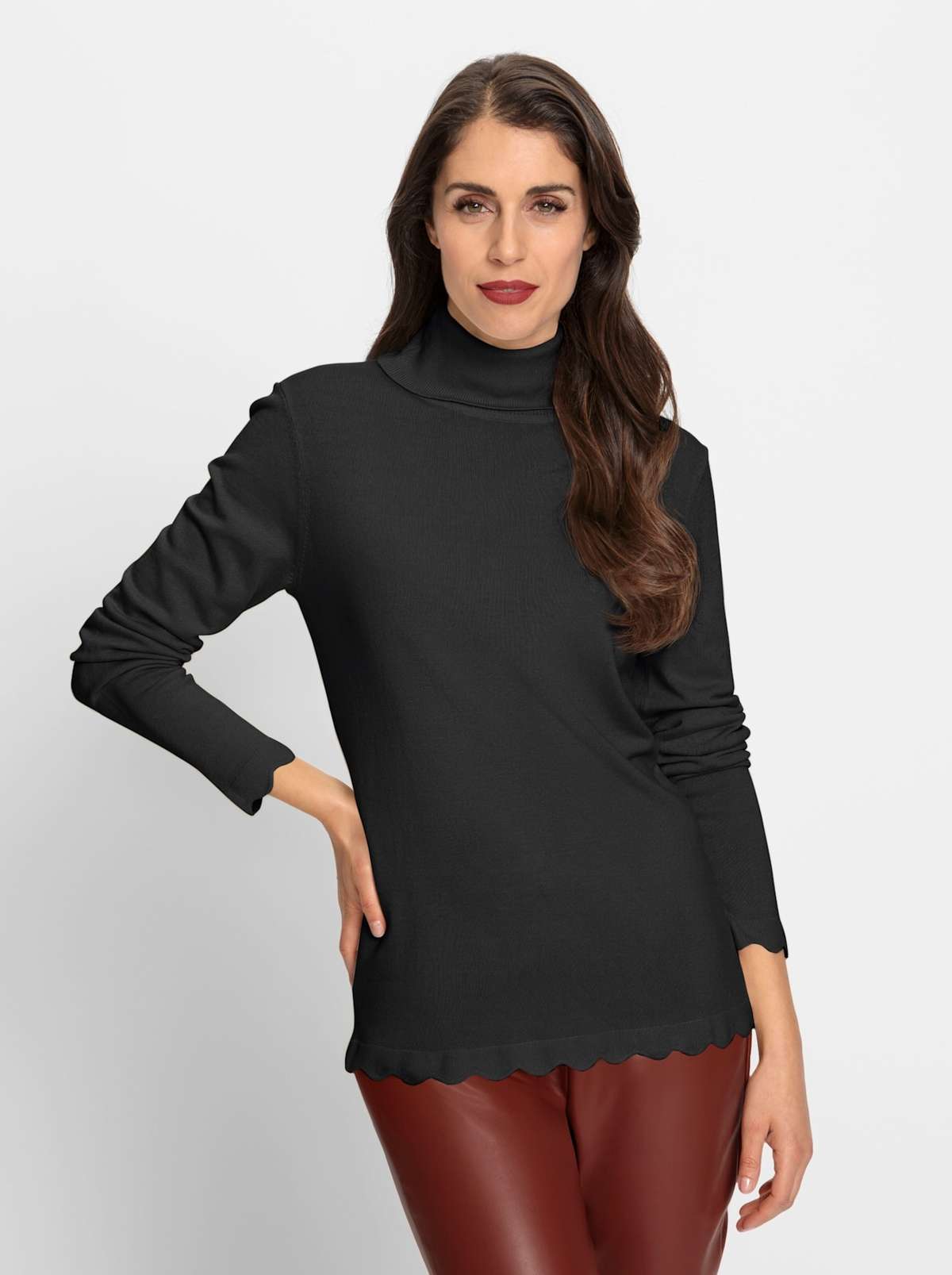 Свитер с высоким воротником Pullover