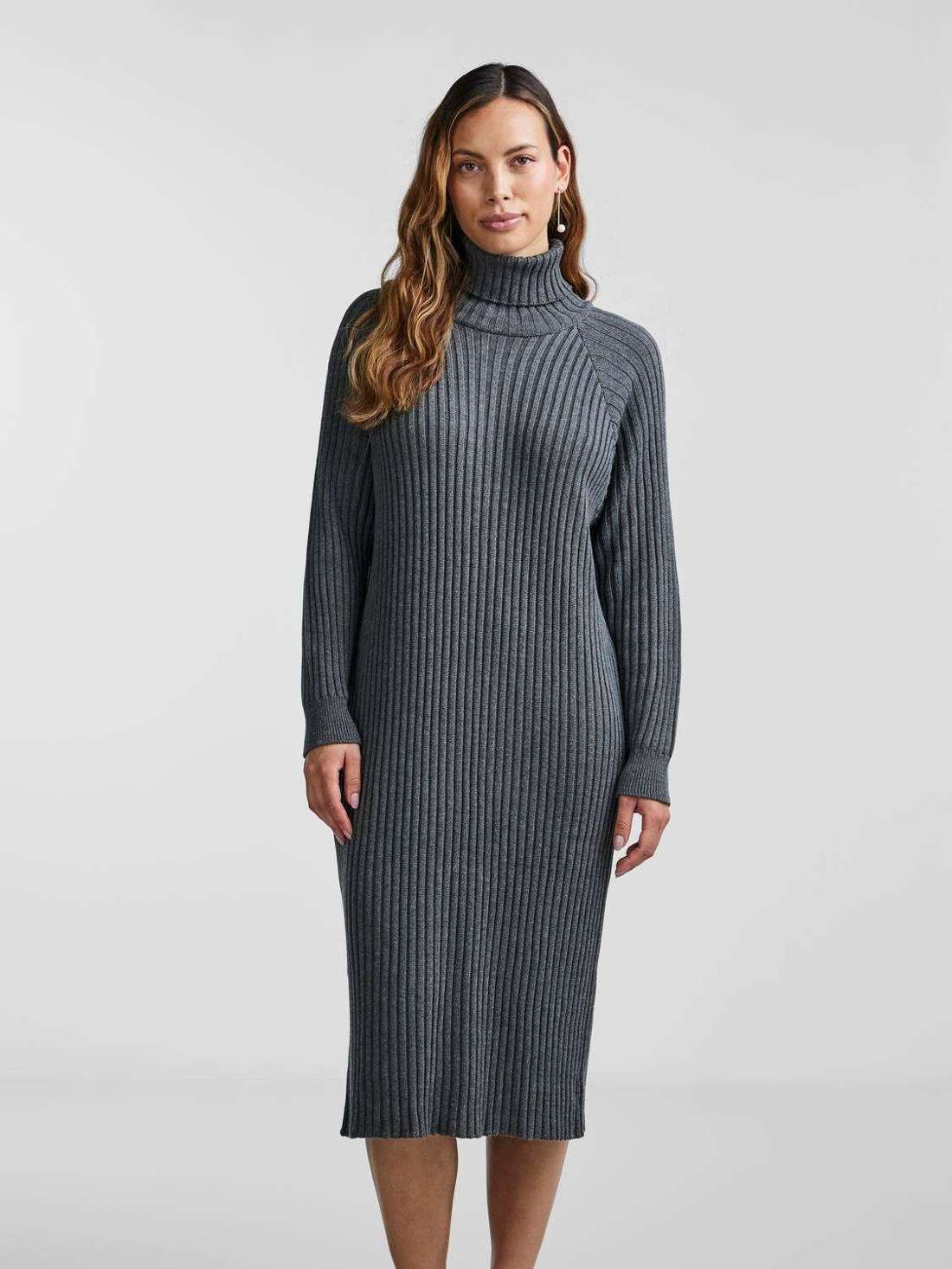 Трикотажное платье YASMAVI KNIT MIDI ROLLNECK DRESS