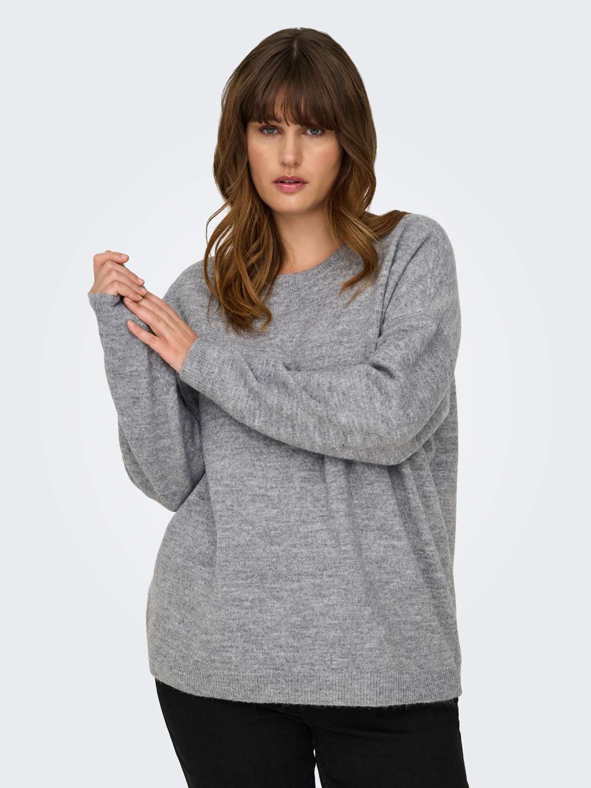 Вязаный свитер CARMANIFESTA LS REVERS.PULLOVER KNT BF