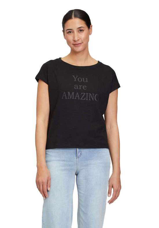 Рубашка с коротким рукавом Rundhals-Shirt mit Placement