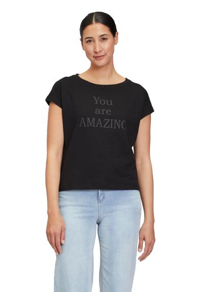 Рубашка с коротким рукавом Rundhals-Shirt mit Placement