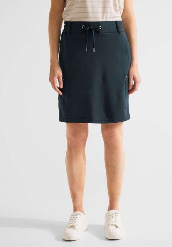 Мини-юбка с кулиской