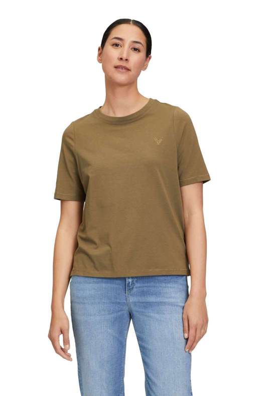 Рубашка с коротким рукавом Casual-Shirt mit Rundhalsausschnitt