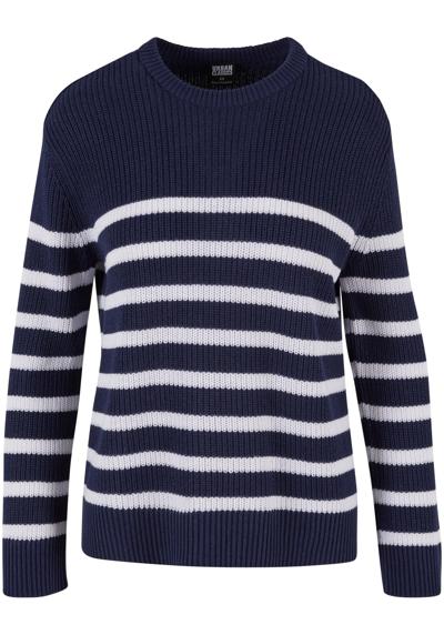 Свитер с круглым вырезом Urban Classics Damen Ladies Rib Striped Sweater