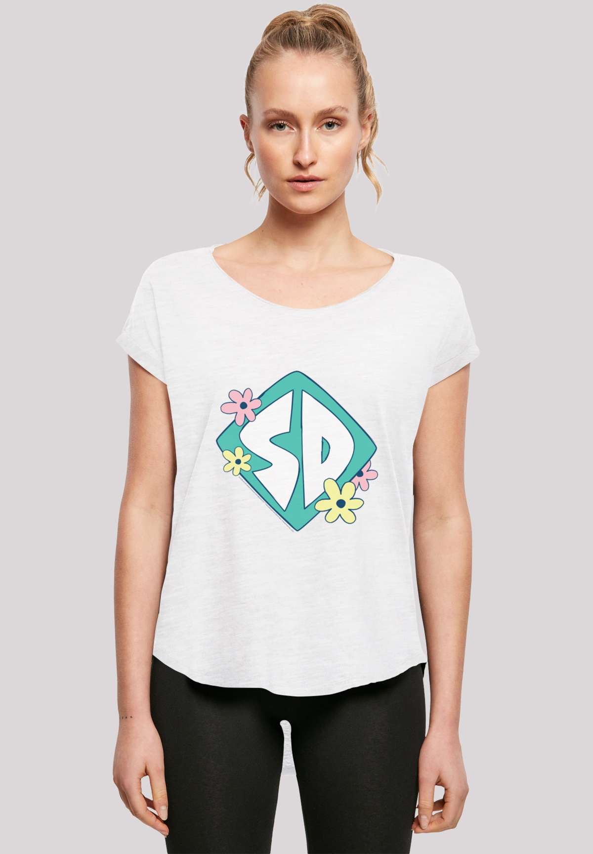 футболка Long Cut T-Shirt `Scooby Doo Dog Tag`