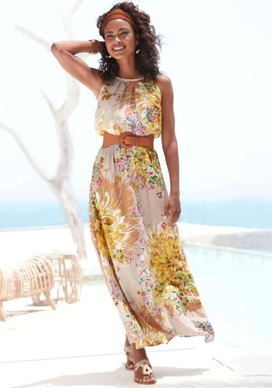 платье макси