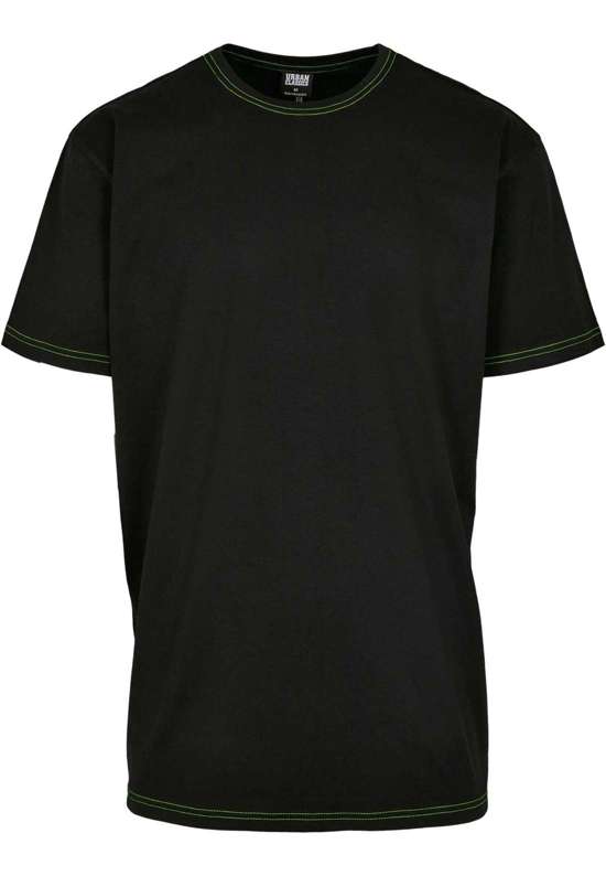 Рубашка с коротким рукавом Urban Classics Herren Heavy Oversized Contrast Stitch Tee