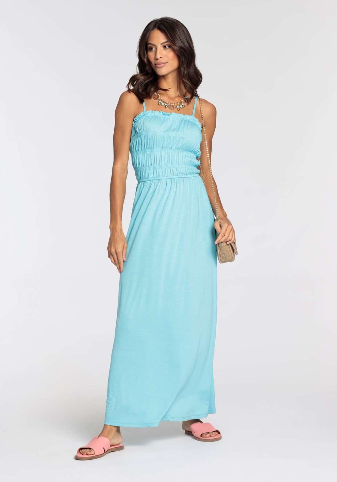 Платье макси на съемных бретелях - НОВАЯ КОЛЛЕКЦИЯ