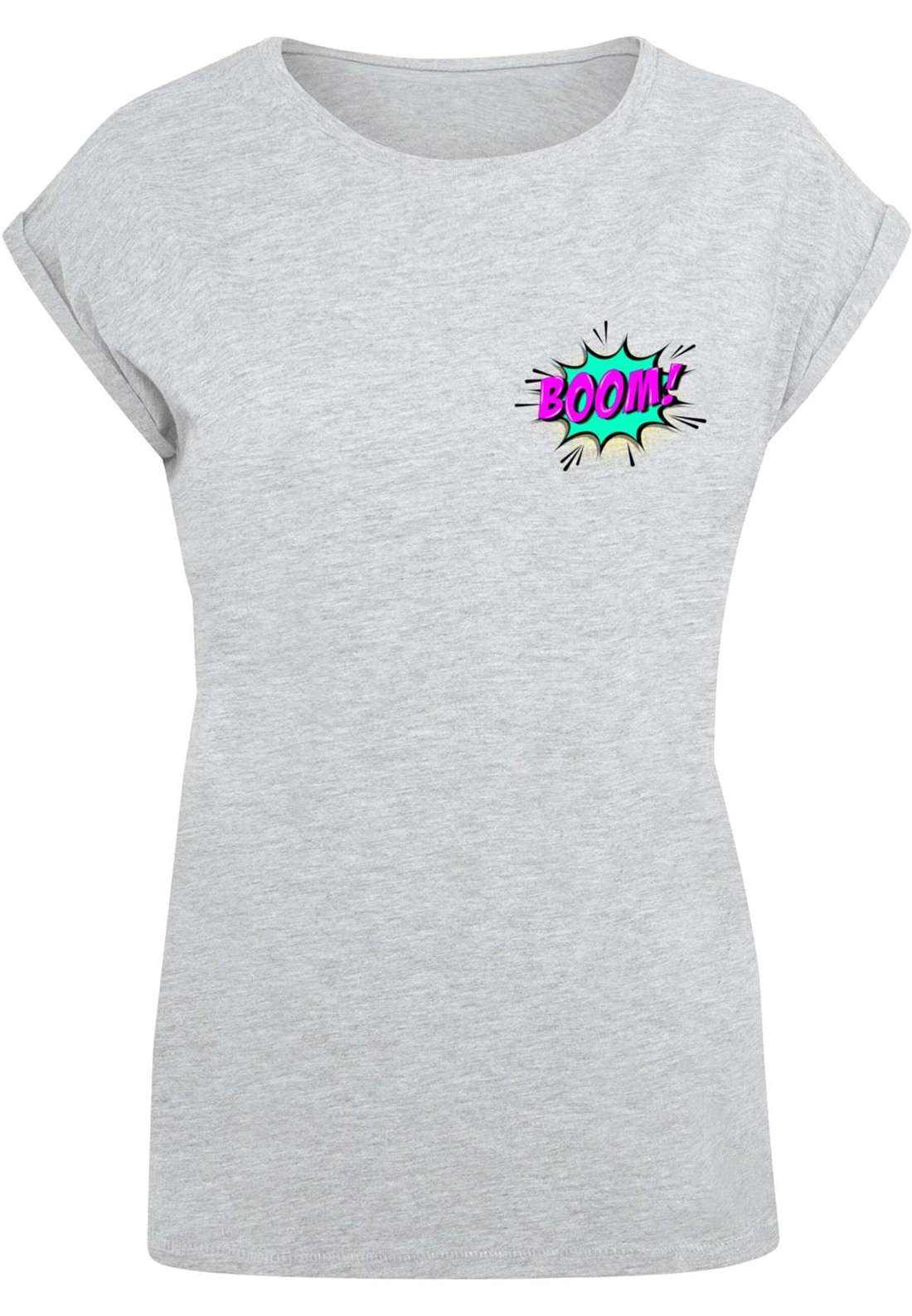 футболка Damen Ladies BOOM Comic Extended Shoulder Tee