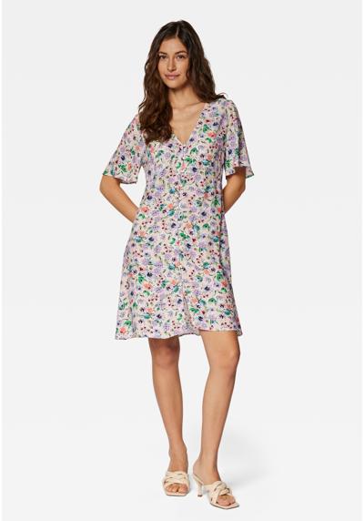 Мини-платье SHORT SLEEVE WOVEN DRESS
