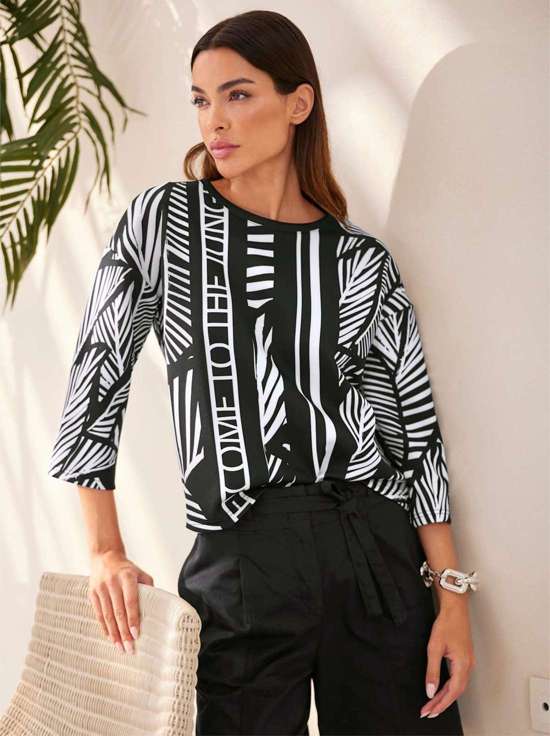 рубашка с рукавом 3/4 Druck-Shirt