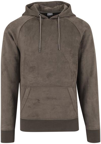 толстовка Urban Classics Herren Imitation Suede Hoody