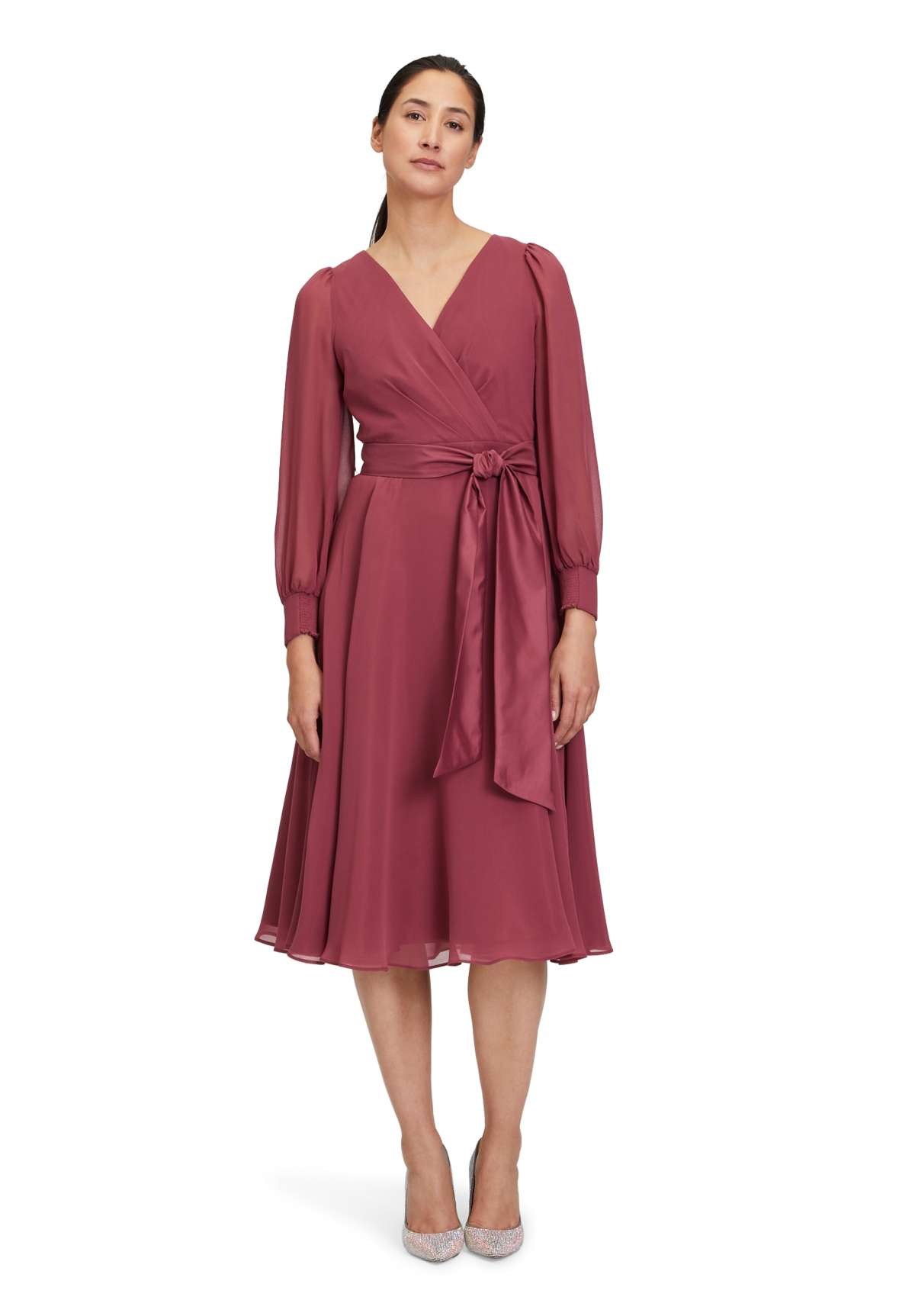 Коктейльное платье Cocktailkleid mit Gurtel