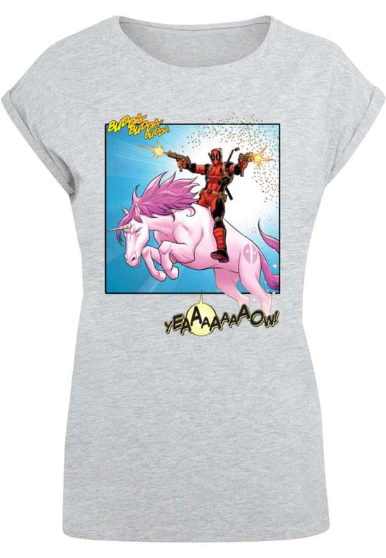 футболка Damen Ladies Deadpool - Unicorn Battle T-Shirt
