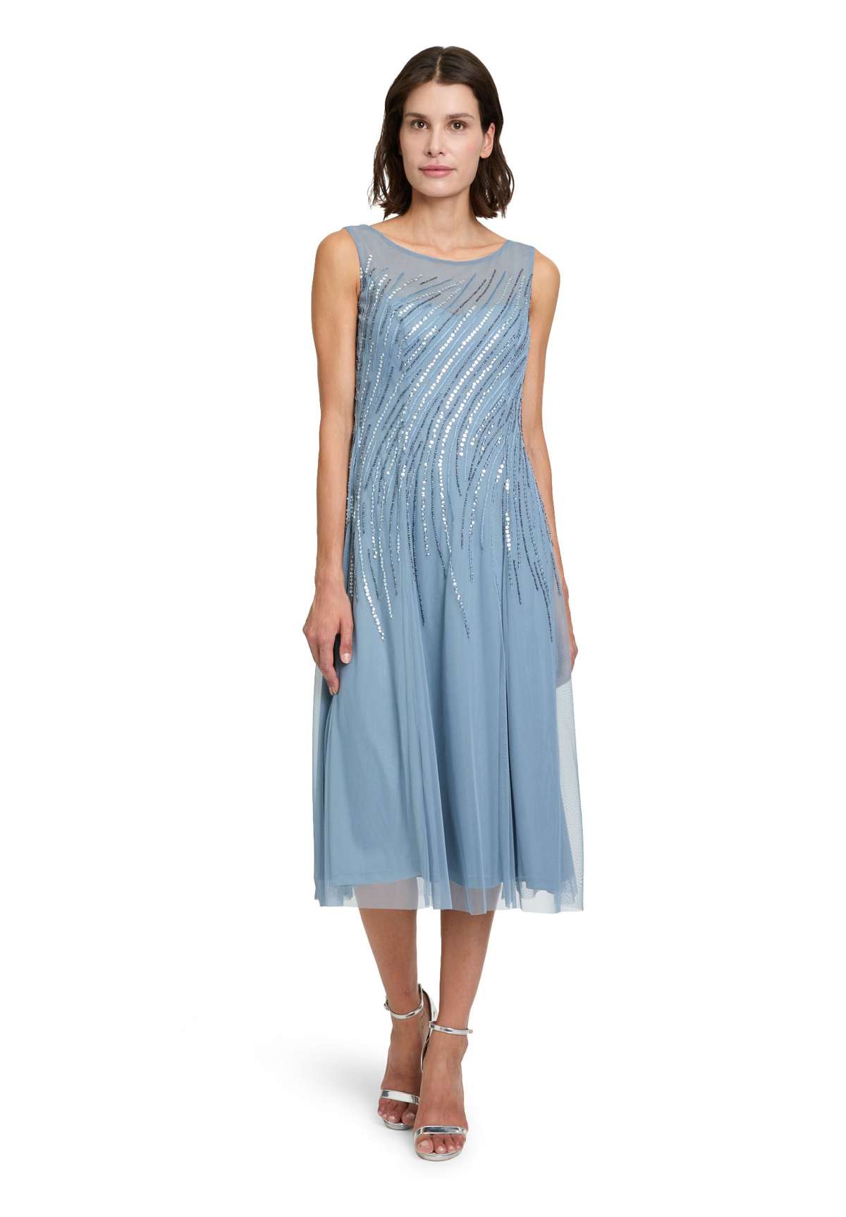 вечернее платье Abendkleid mit Stickerei