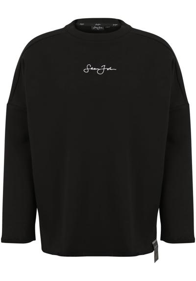 Свитер с круглым вырезом Herren JM231-001-02 SJ Script Logo Loose Fit Crew