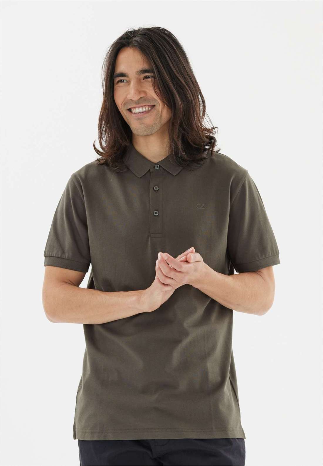 Рубашка-поло с длинными рукавами классического и универсального вида. Harrold