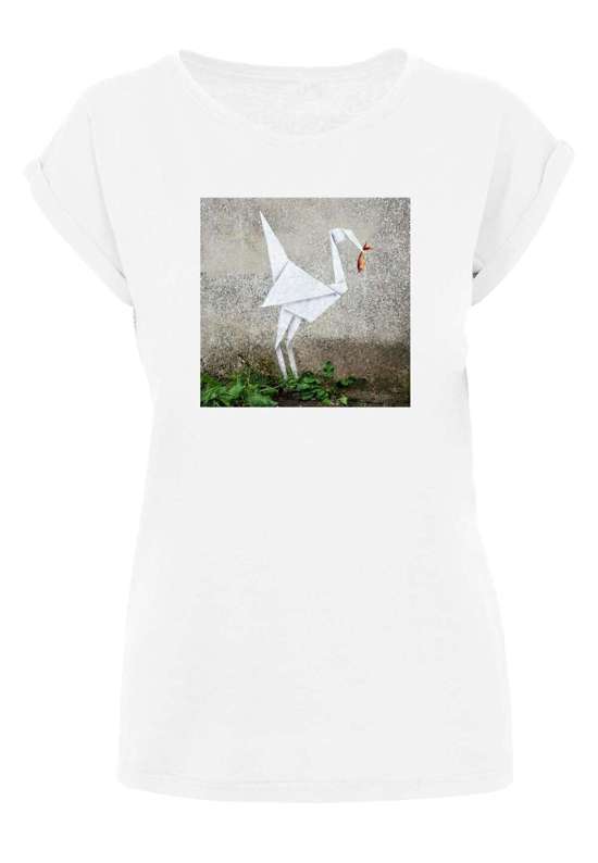 футболка Damen Ladies Origami Bird T-Shirt