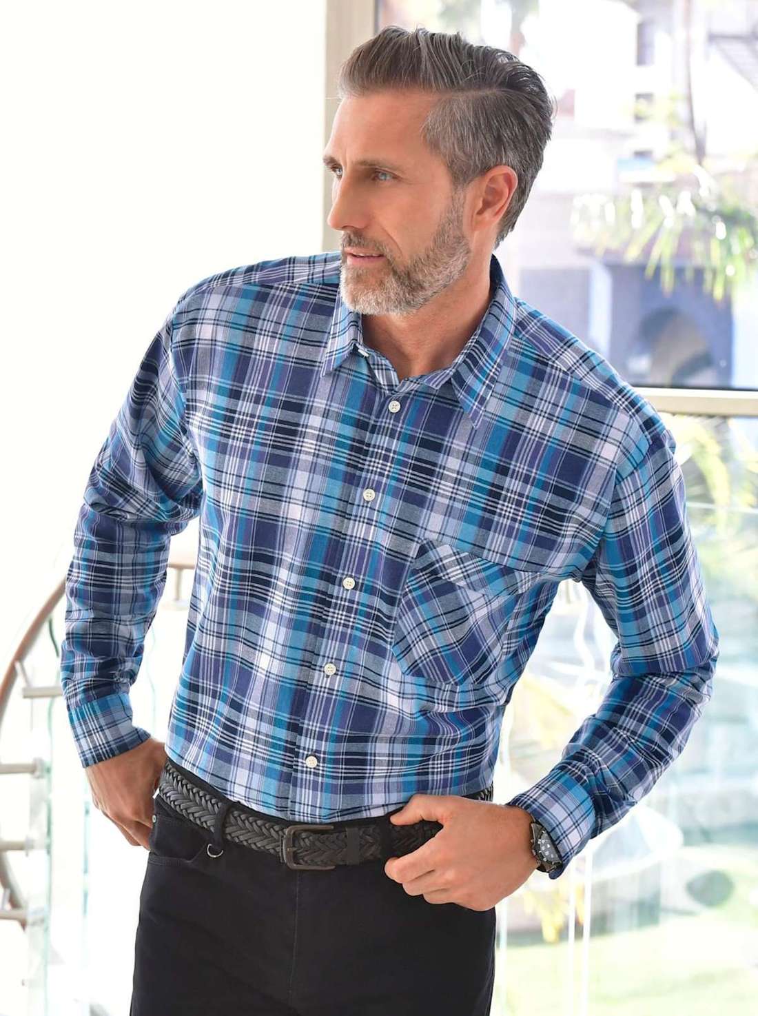 Рубашка в клетку