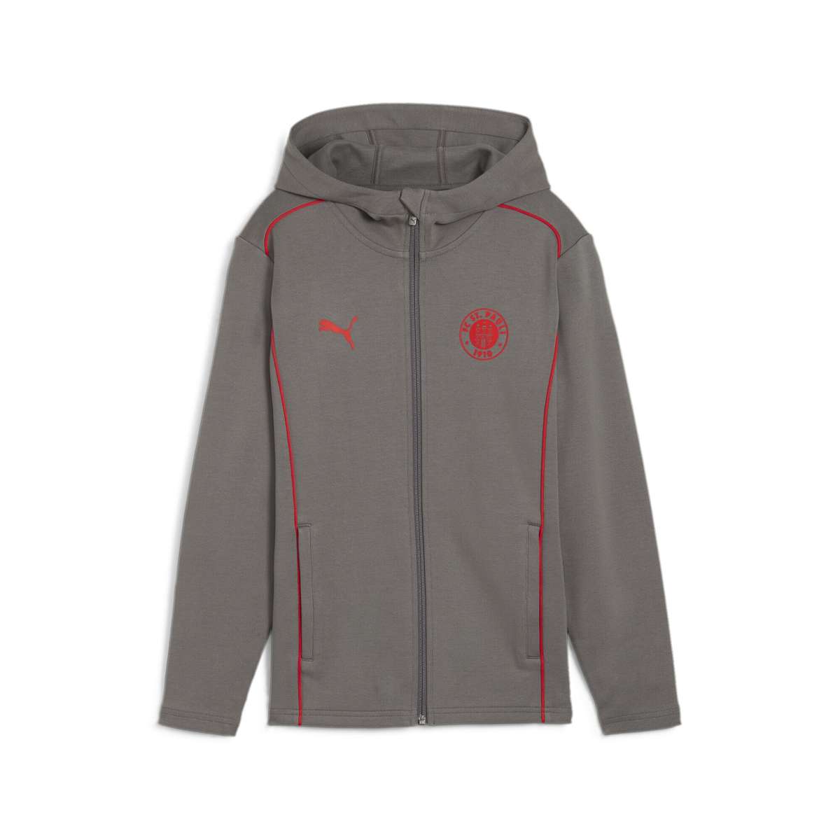 Тренировочная куртка FC St. Pauli Casuals Kapuzenjacke Jugendliche