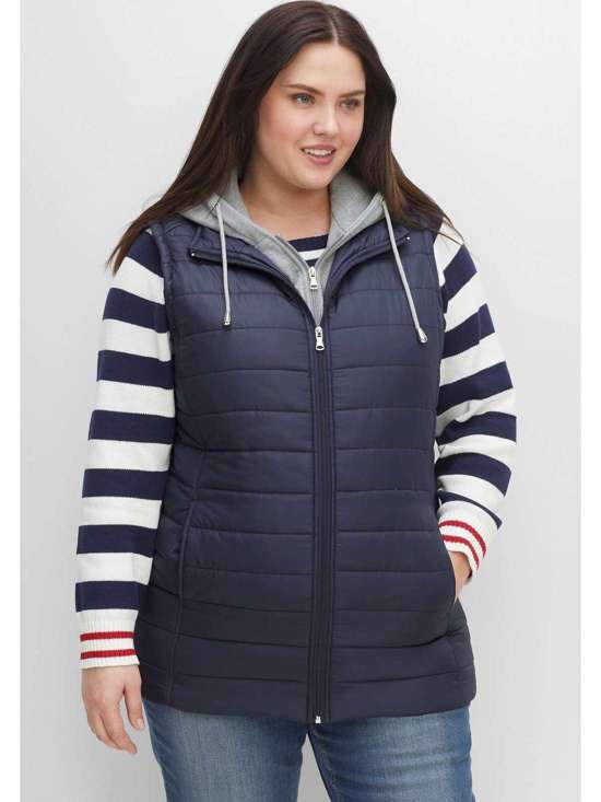 Стеганый жилет 2-в-1 с потовой вставкой Große Größen