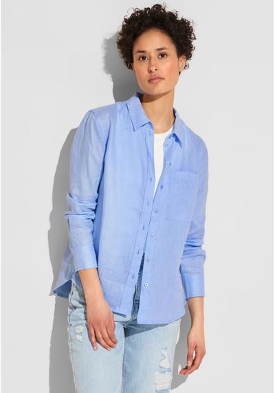Блузка-рубашка с нагрудными карманами