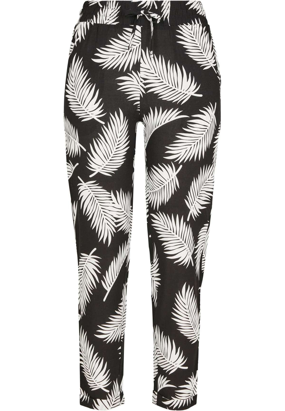 Тканевые брюки Urban Classics Damen Ladies Elastic Waist AOP Pants