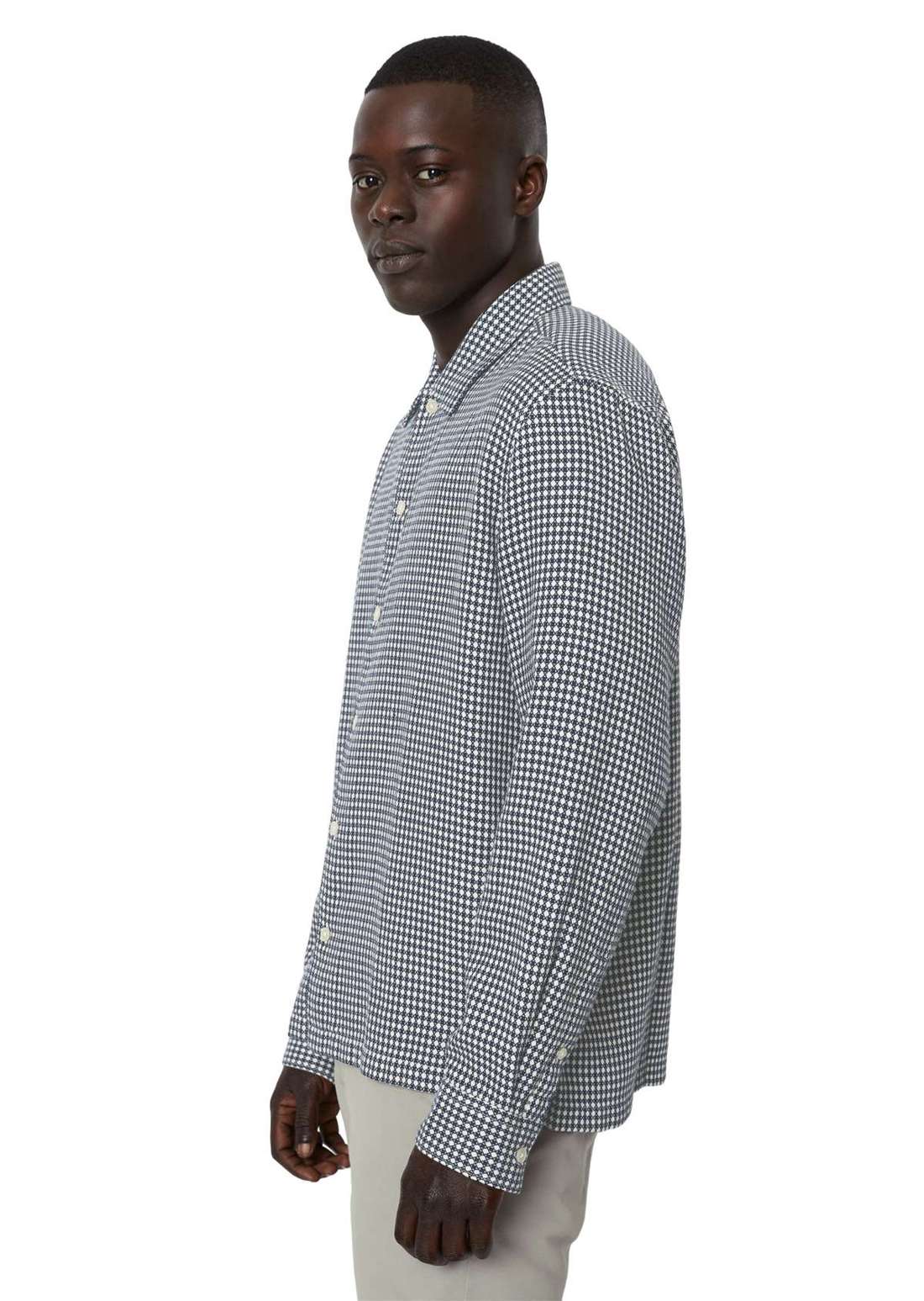 Рубашка с длинным рукавом mit garngefärbtem Karomuster