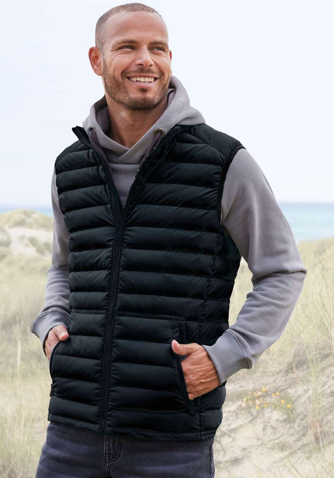 Стеганый жилет с утеплителем 3М Thinsulate.