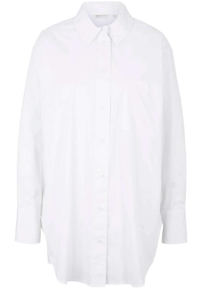 Блузка-рубашка с закругленным подолом