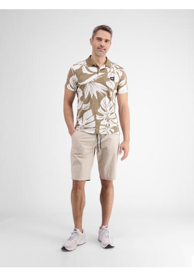 рубашка поло LERROS Poloshirt im Hawaiian-Style