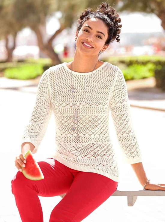 Ажурный свитер Ajour-Pullover