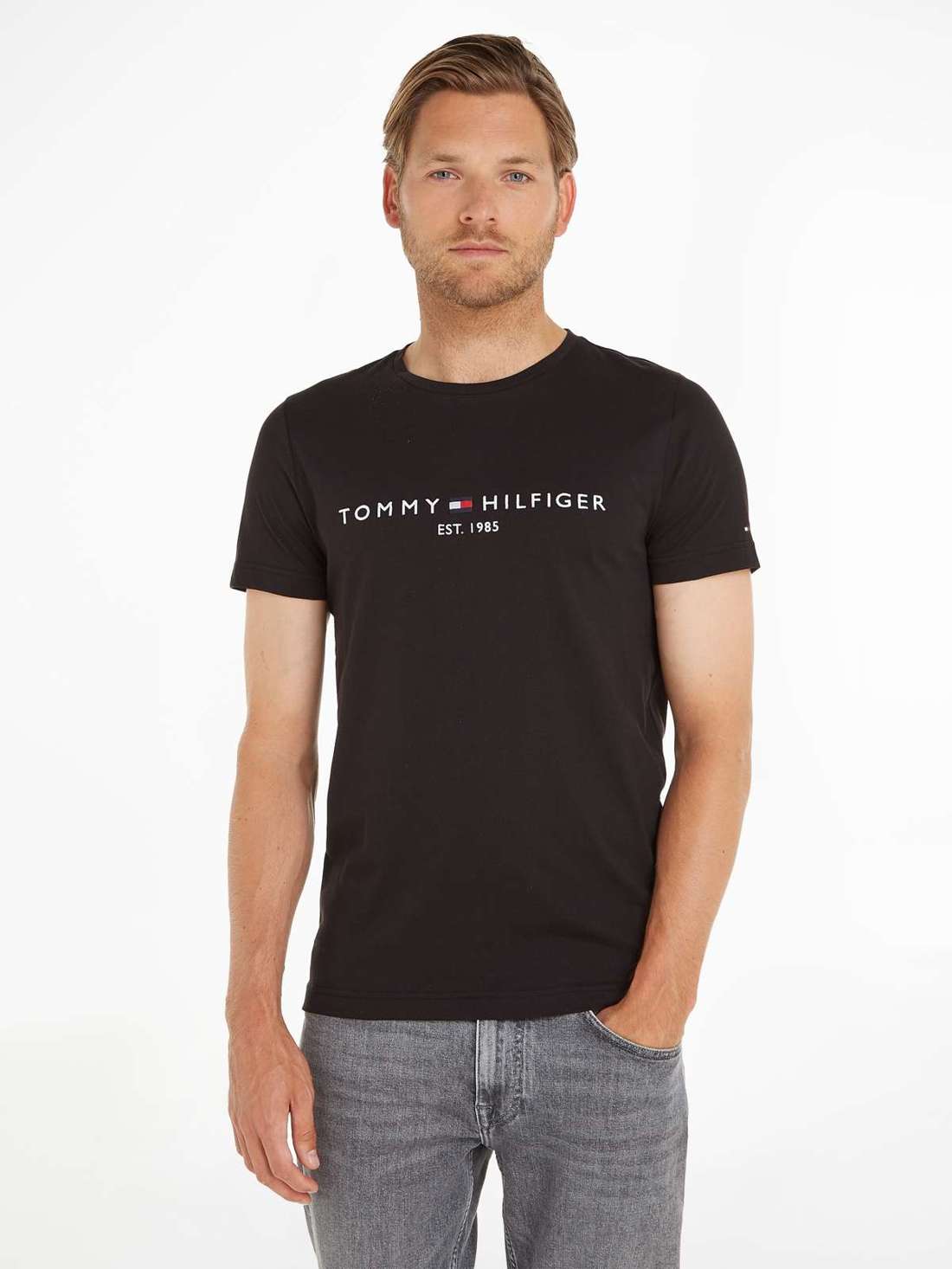 футболка TOMMY FLAG HILFIGER TEE