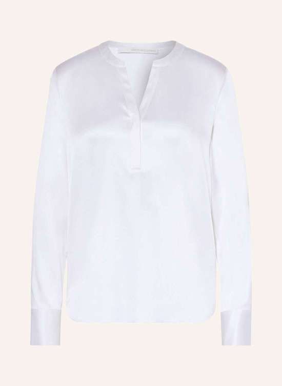 Шелковая блузка-рубашка