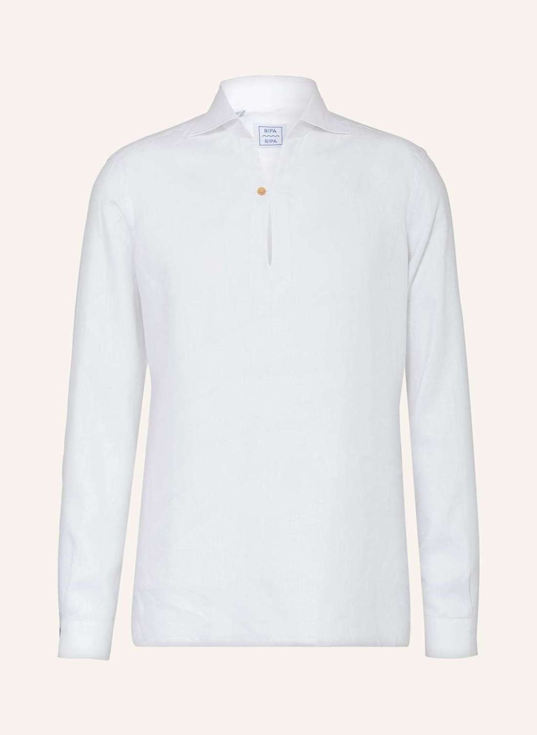 Льняная рубашка стандартного кроя CAPRI BIANCA