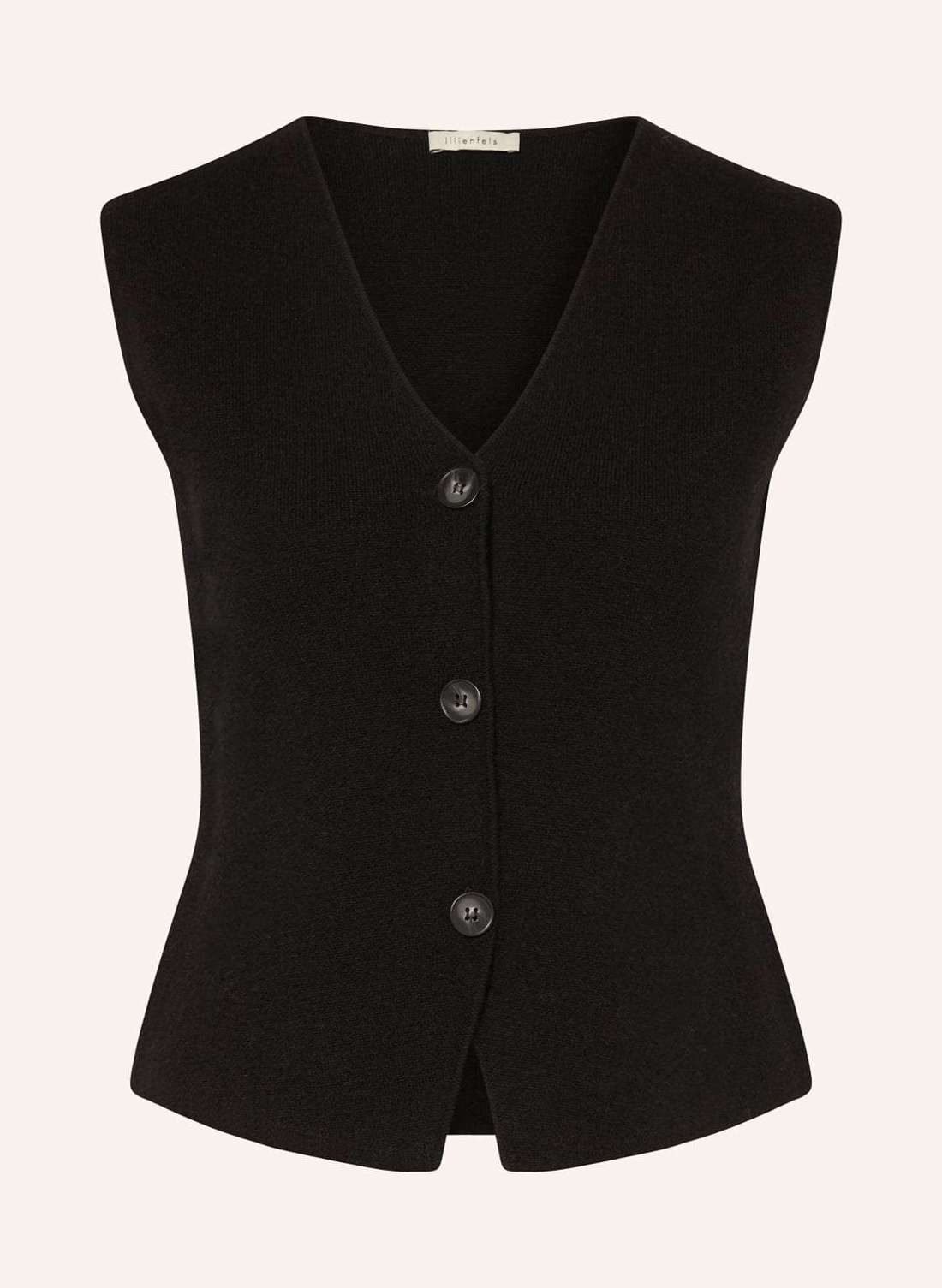 Вязаный жилет с кашемиром