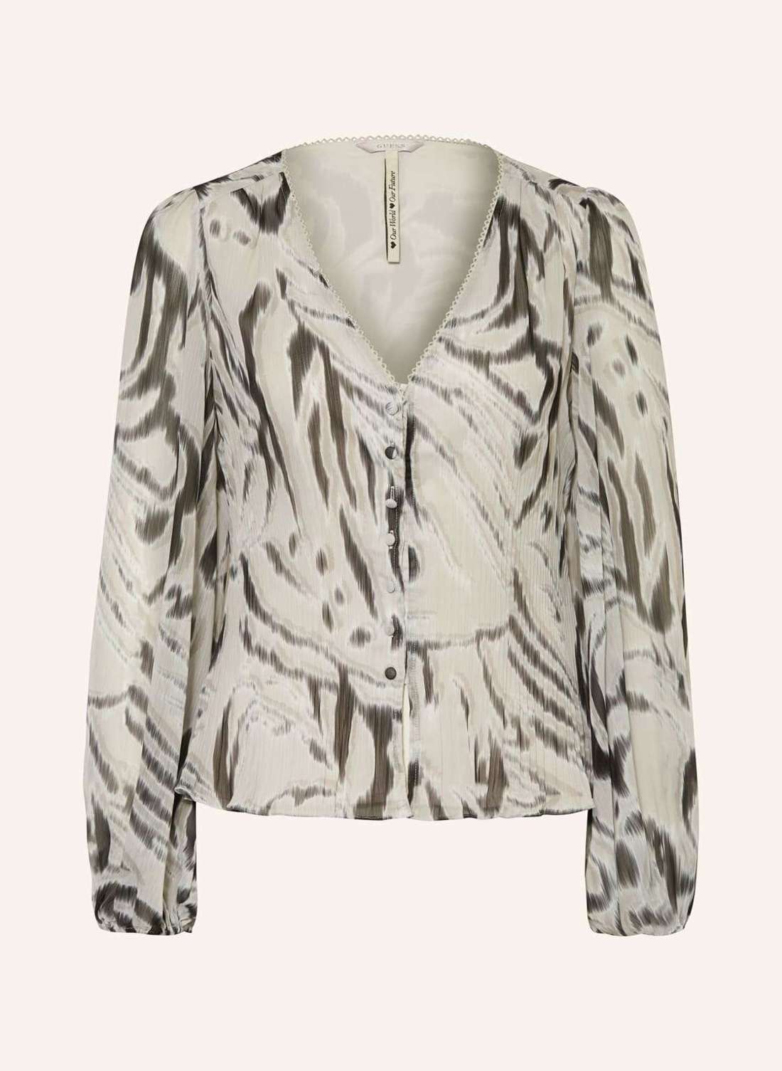 Блузка со складками YVETTE