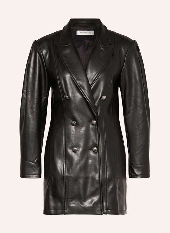 Длинный пиджак под кожу