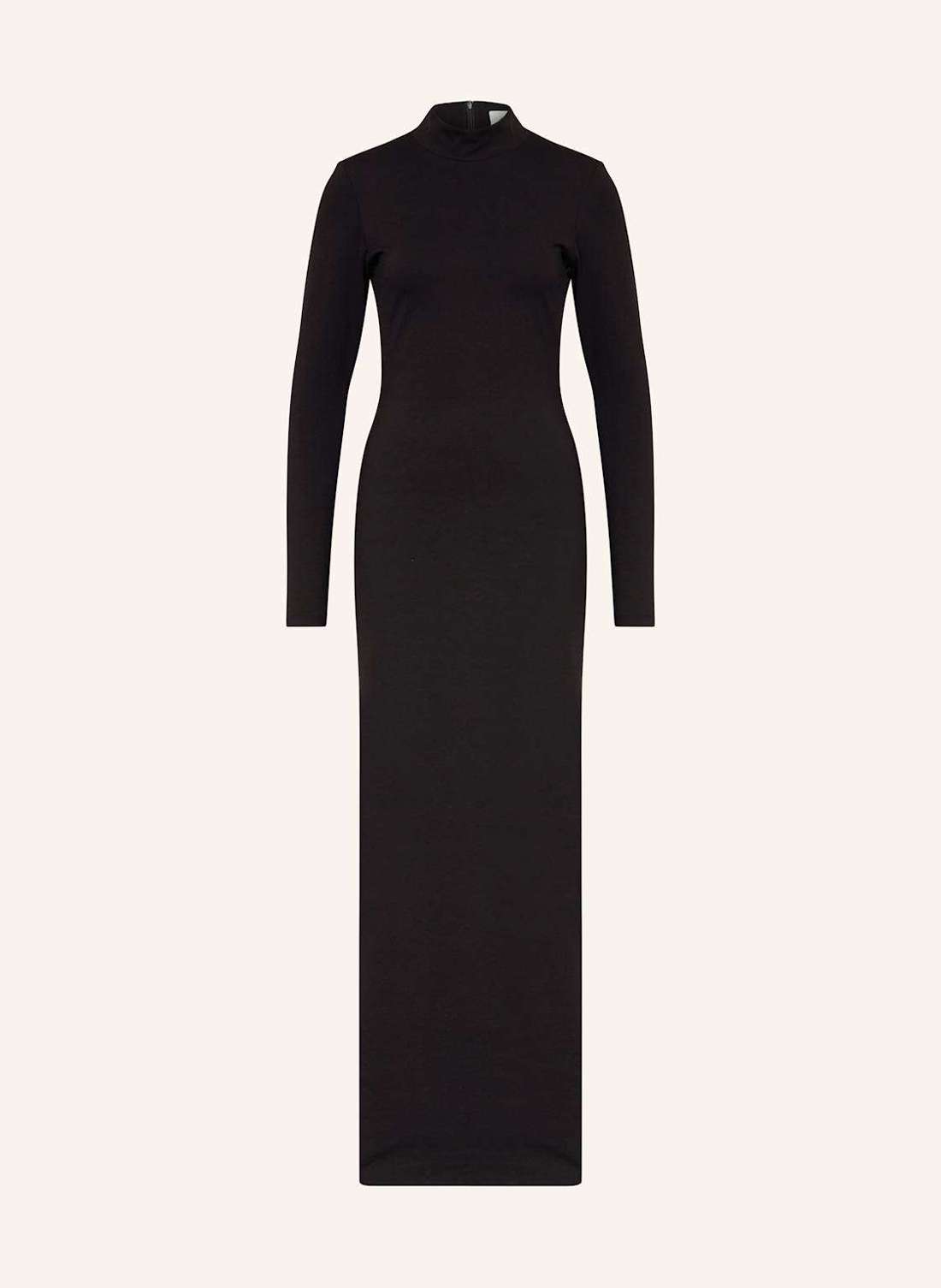 Платье из джерси с вырезом