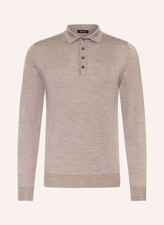 Вязаная рубашка-поло