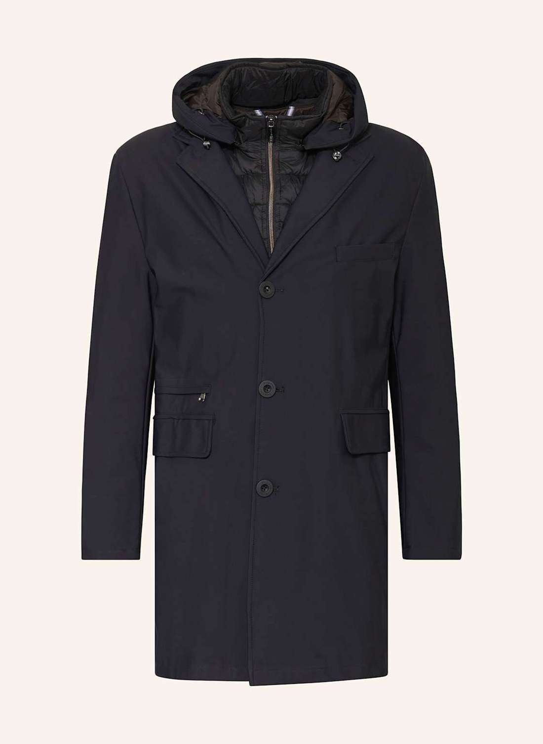 Пальто со съемной панелью