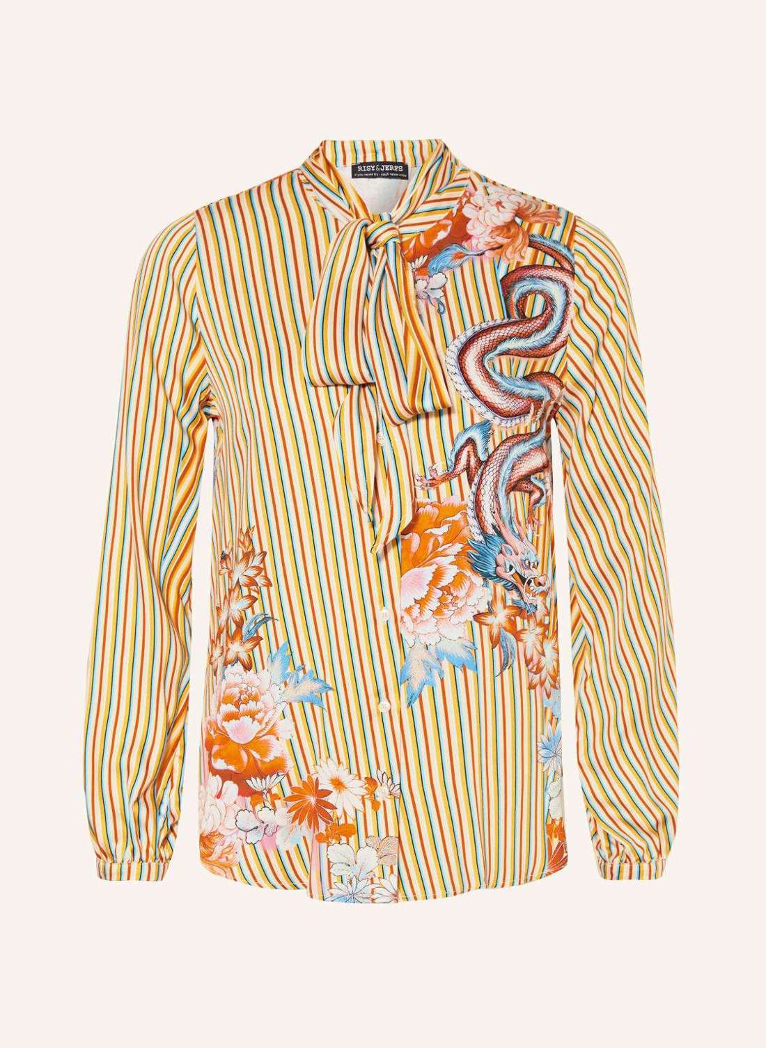 Блузка со съемным галстуком