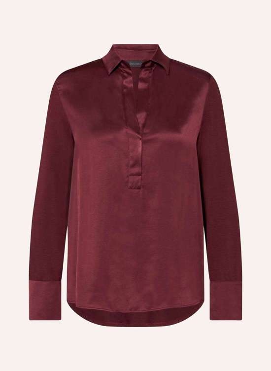 Атласная блузка из смеси материалов