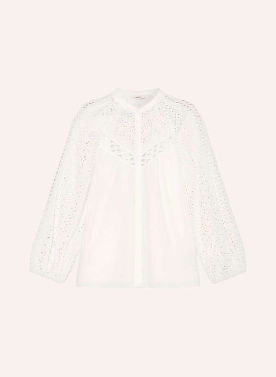 Блузка с дырочным кружевом LIAM
