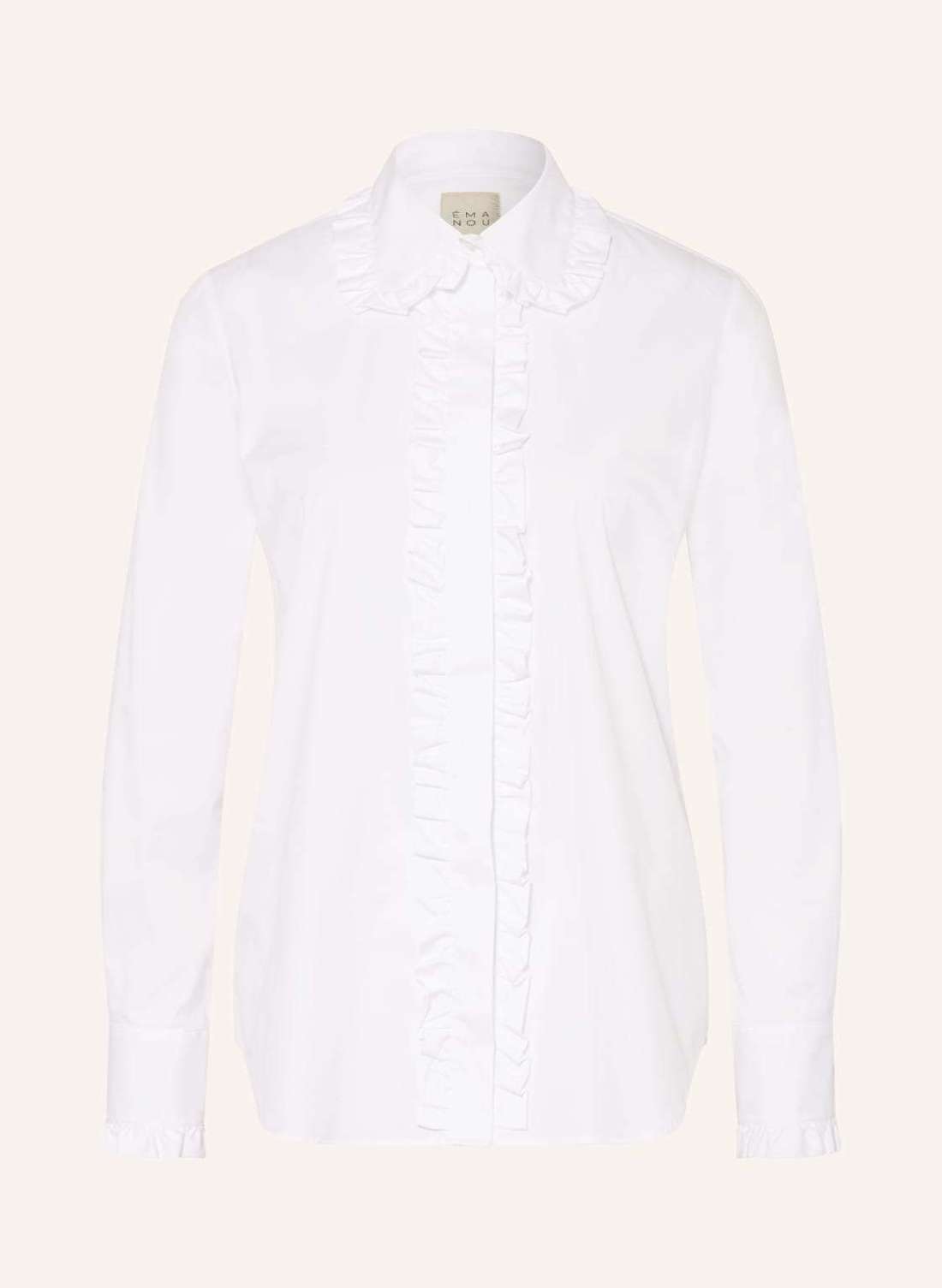 Блузка-рубашка с рюшами LIZETTE