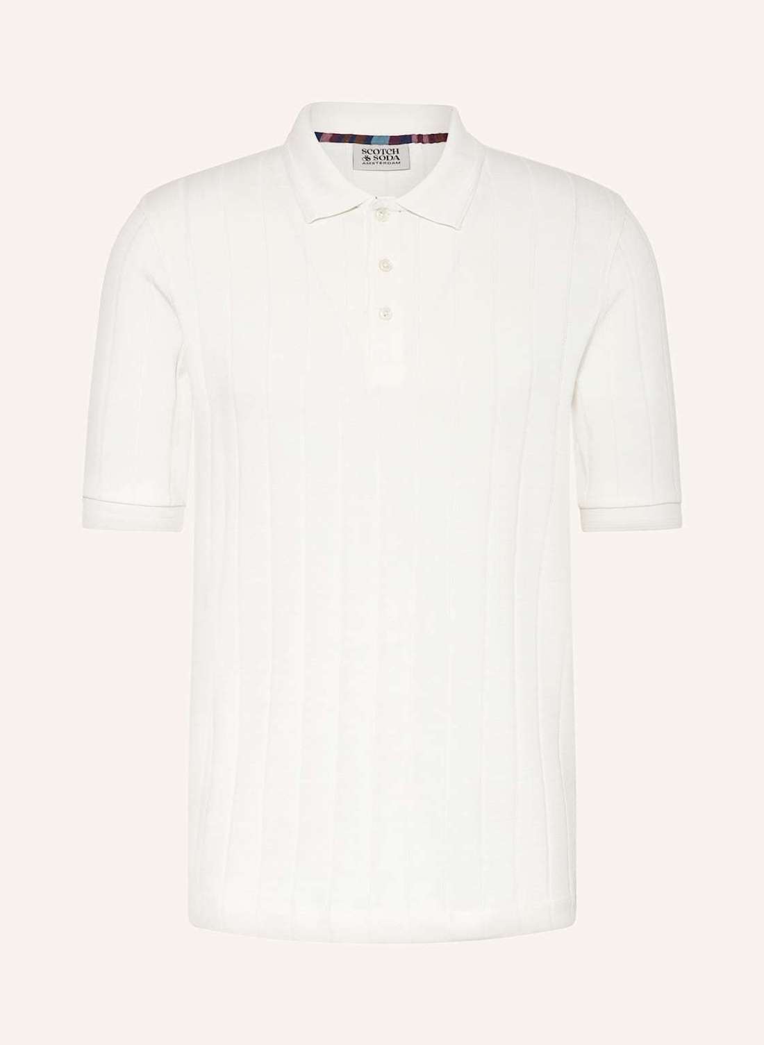 Трикотажная рубашка поло приталенного кроя