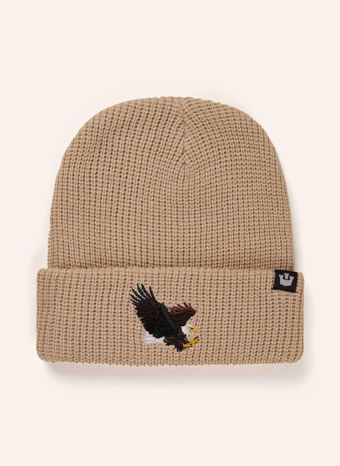 Шапка из шерсти мериноса RIBBED EAGLE
