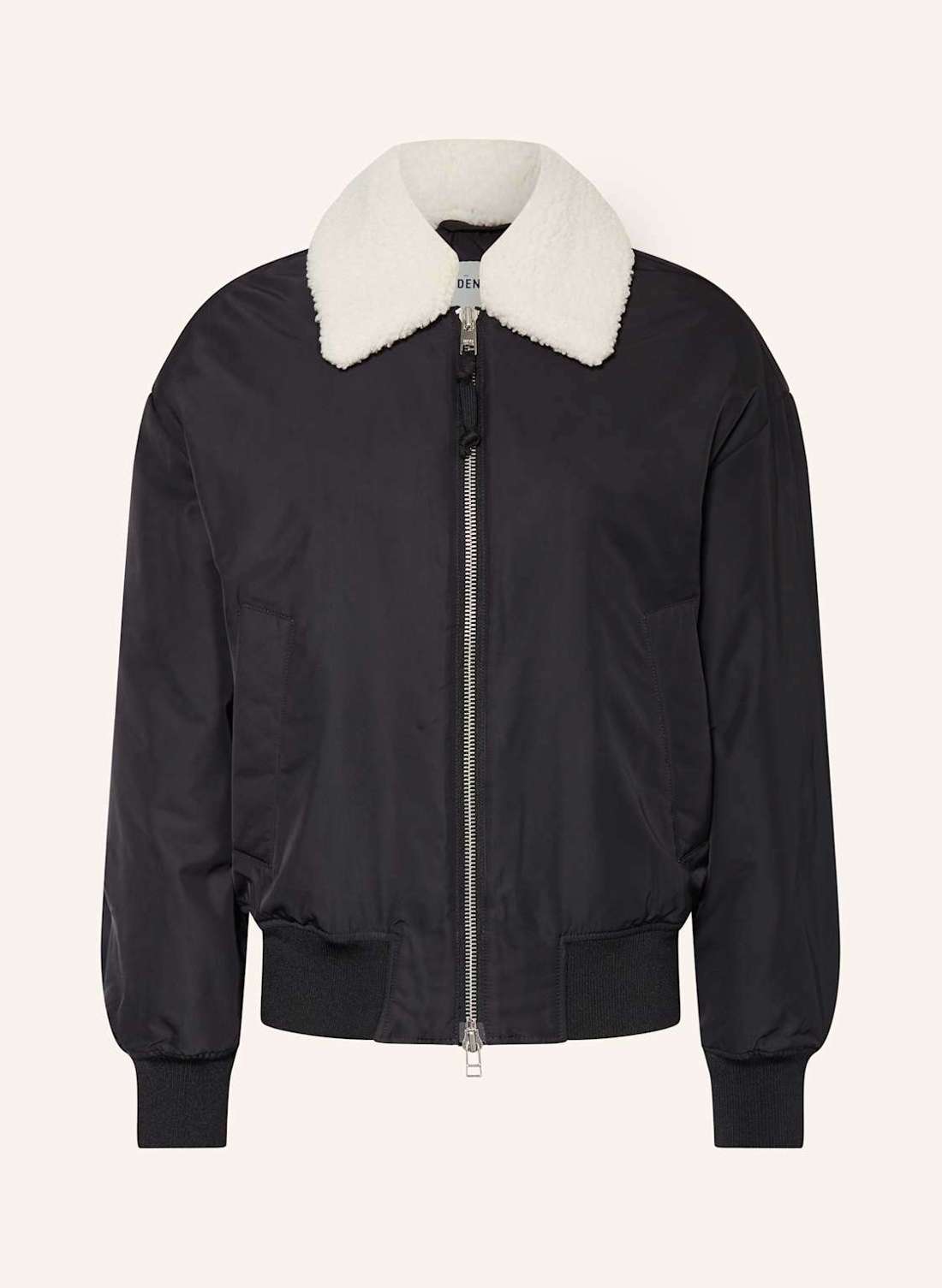 Блузон с плюшевым мехом